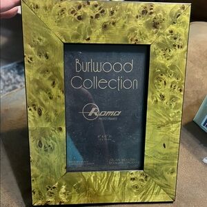 Roma Burlwood Collection Photo Frame - Green